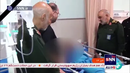 فرمانده کل سپاه از مجروحین حوادث اخیر لبنان عیادت کرد