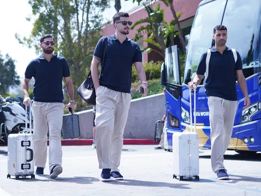 ورود بی‎‌دردسر ملی‌پوشان به آمریکا برای اولین بازی با نیوزلند