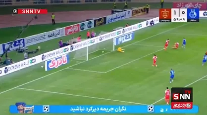گل اول استقلال به پرسپولیس توسط آسانی در دقیقه ۵۹/ پرسپولیس ۱ - ۱ استقلال