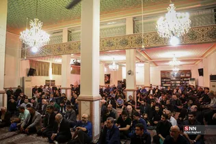 مراسم بزرگداشت چهلمین روز شهید شمقدری در مسجد حضرت قائم