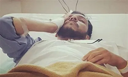 پیکر طلبه مضروب مشهدی در بارگاه منور رضوی تشییع شد
