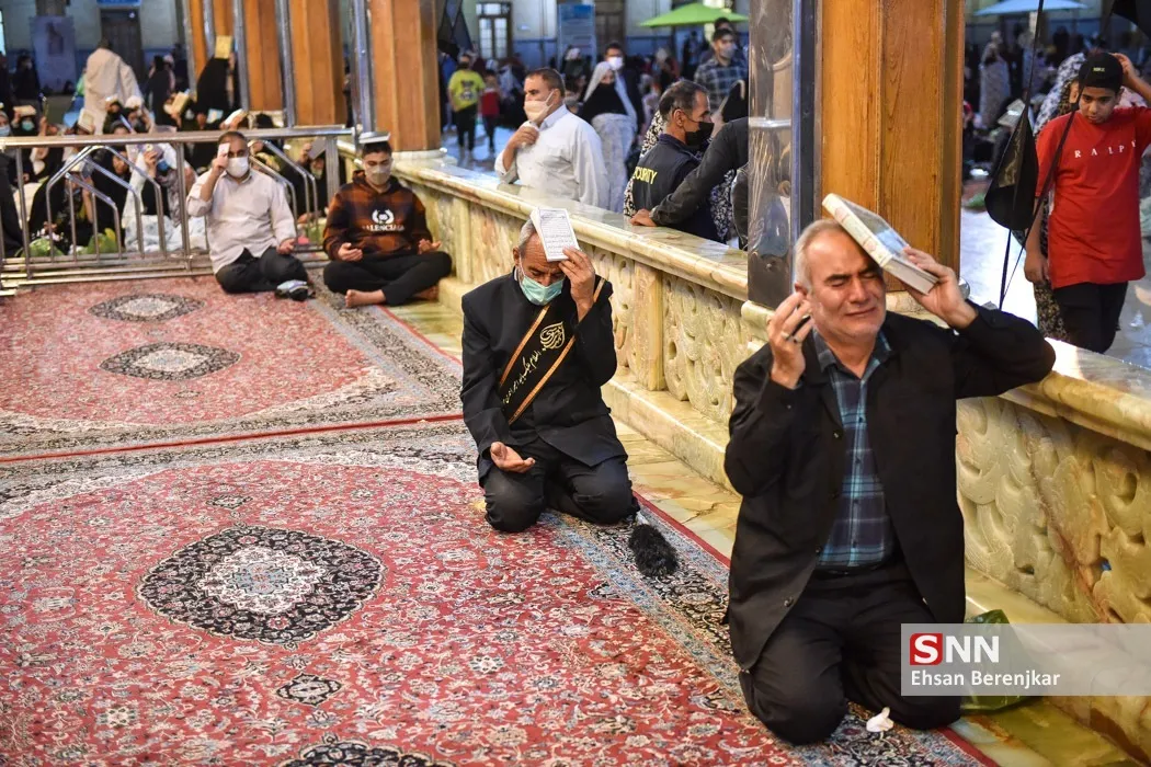 مراسم احیای شب نوزدهم ماه مبارک رمضان در حرم مطهر شاهچراغ(ع) شیراز‎‎