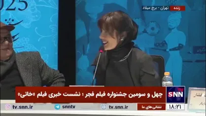سارا بهرامی، بازیگر فیلم &laquo;خاتی&raquo;: در یک پلان از فیلم خرس واقعا روی صورتم چنگ انداخت!