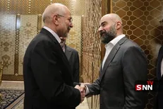 دیدار بافل طالبانی با قالیباف در تهران + عکس
