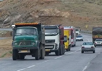 سهم ۱۷ درصدی ناوگان سنگین در ترافیک راه&zwnj;ها/ ۱۰ جاده پرتردد کشور