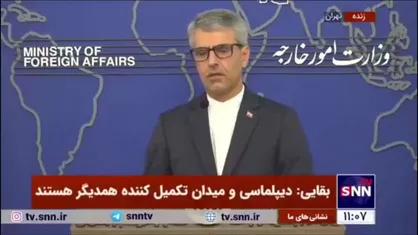 بقایی: به هیچ عنوان قائل به نظامی شدن برنامه هسته&zwnj;ای نیستیم