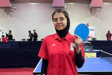 حنانه نجاتی در پاراتنیس روی میز طلایی شد