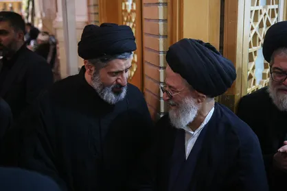 مراسم بزرگداشت رحلت آیت&zwnj;الله شبیری زنجانی در حرم حضرت معصومه (س)
