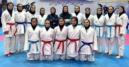 تمرینات مشترک تیم&zwnj;های ملی کاراته بانوان اعزامی به رقابت&zwnj;های قهرمانی آسیا و دانشجویان جهان
