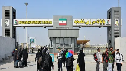 تردد زوار اربعین در مرز&zwnj;های خوزستان از ۲ میلیون نفر گذشت
