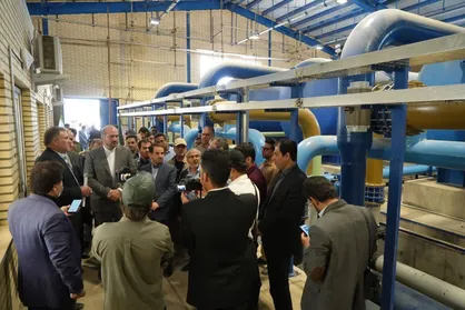 بازدید معاون رئیس جمهور از پروژه تصفیه خانه آب شهر یاسوج