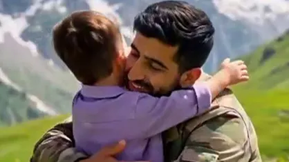 مراقب پسرم باشید، تازه یاد گرفته بگه بابا