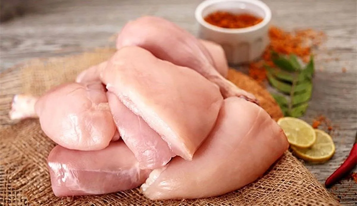 قیمت انواع گوشت مرغ تازه و بسته بندی و قطعه بندی اعلام شد