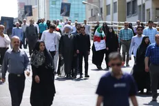 رئیس سازمان اطلاعات سپاه در راهپیمایی روز قدس +تصاویر