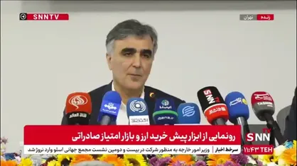 فرزین: بازار پیش فروش ارز تقریبا شبیه فوروارد مارکت و امتیاز صادراتی، با همکاری مرکز مبادله و وزارت صمت امروز افتتاح خواهد شد