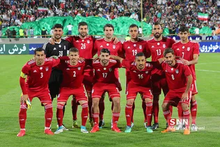 عکس دسته جمعی تیم ملی فوتبال ایران