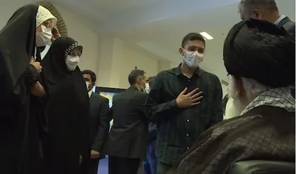 دیدار علیرضا احمدی&zwnj;روشن و آرمیتا رضایی&zwnj;نژاد با رهبر انقلاب + فیلم