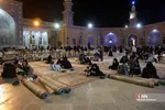 شب شهادت امام رضا(ع) در حرم حضرت معصومه(س)