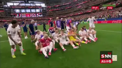 خوشحالی وایکینگی نروژی&zwnj;ها پس از صعود به یک هشتم نهایی / نروژ2 - 1 ساحل عاج