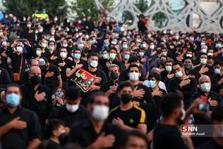 خیمه سوزان عصر عاشورا در میدان امام حسین