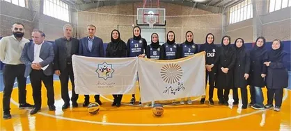 بازدید نوری از اردوی تیم بسکتبال دختران دانشگاه پیام نور در آستانه اعزام به چین