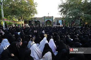 اجتماع زنان عاشورایی در امامزاده سیده ملک خاتون