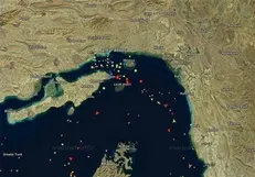 کاهش شدید تردد کشتی‌ها از تنگه هرمز در پی تجاوزات آمریکا