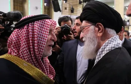 فیلم/ دیدار صمیمانه میهمانان کنفرانس وحدت اسلامی با رهبر انقلاب