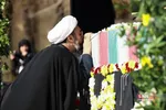 آیین تشییع و تدفین شهید گمنام در دانشگاه خوارزمی