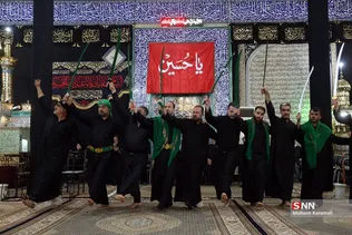 آیین سنتی عزاداری «مشق شمشیر» نجفی های مقیم قم