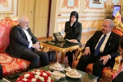 دیدار ظریف با رئیس مجلس ملی ترکیه