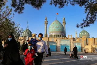 مسجد جمکران در شب نیمه شعبان 
