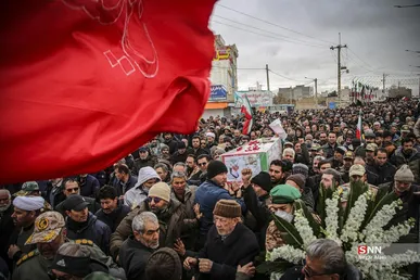 تشییع پیکر شهید ناوسروان «جواد ابراهیمی» در شیروان