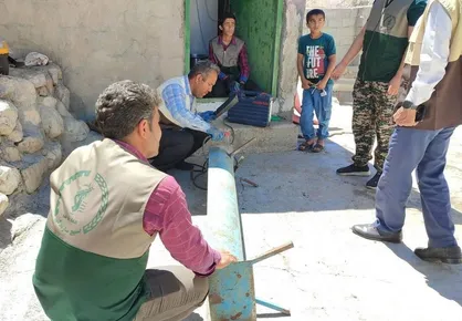 خدمات جهادی بسیج دانشجویی در روستا&zwnj;های کم&zwnj;برخوردار لنده