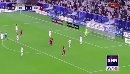 گل سوم قطر به ایران
