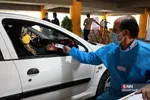 آیین افتتاح طرح تزریق واکسن خودرویی در پارکینگ طبقاتی