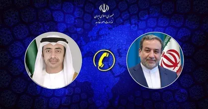 تماس تلفنی وزرای امور خارجه ایران و امارات