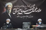 مراسم گرامیداشت آیت الله مصباح یزدی در دفتر نهاد رهبری در دانشگاه‌ها