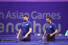 گزارش زنده تیم دوبل تنیس‌روی‌میز مردان ایران