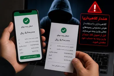کلاهبرداران با استفاده از هوش مصنوعی رسید واریز فیک می‌سازند