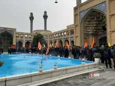 حرکت دسته‌های عزاداری دانشجویان شریف در صحن این دانشگاه آغاز شد + عکس