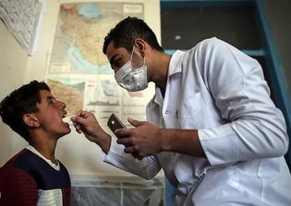 ارائه خدمات بهداشتی و درمانی به دانش&zwnj;آموزان روستای عشایری حرمک شهر زاهدان