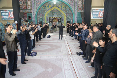 آیین سوگواری حضرت اباعبدالله الحسین (ع) در موزه ملی انقلاب اسلامی و دفاع مقدس برگزار شد