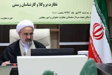 دستگاه قضایی مصمم به اعمال حق قانونی خود و نظارت کارآمد بر وکلا است