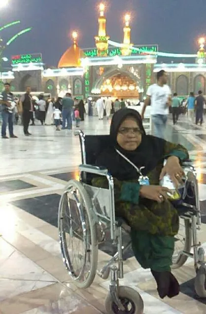 دانشگاهیان علی&zwnj;آباد یکی از آرزوهای دختر معلول را برآورده کردند/ خرید ویلچر و سفر به عتبات عالیات