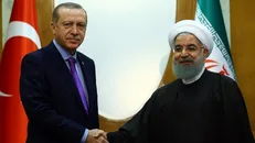 اردوغان: در خصوص مبارزه با پ.ک.ک. گفتگو‌هایی با حسن روحانی داشتیم