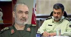 پیام تبریک فرمانده ناجا به فرمانده کل سپاه پاسداران