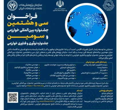 ثبت نام جشنواره&zwnj;های بین المللی و فناوری خوارزمی آغاز شد