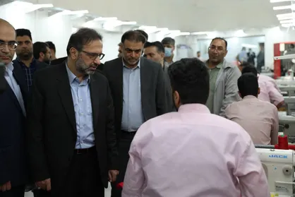 افتتاح 350 متر فضای کارگاه خیاطی در ندامتگاه مرکزی کرج