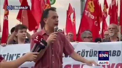 &laquo;دست&zwnj;های شما به خون فلسطینی&zwnj;ها آلوده است&raquo;
